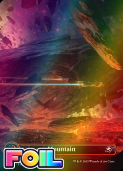 x1 Mountain FULL ART BASIC LAND FOIL EOE Edge of Eternities MTG 265 M/NM 1x - Image 1