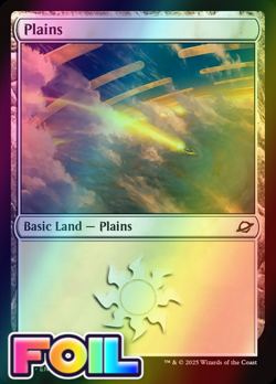 x1 Plains BASIC LAND FOIL EOE Edge of Eternities MTG 267 M/NM 1x - Image 1