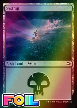 x1 Swamp BASIC LAND FOIL EOE Edge of Eternities MTG 271 M/NM 1x - Image 1