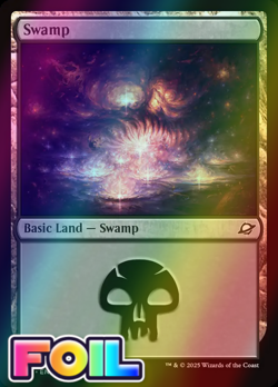 x1 Swamp BASIC LAND FOIL EOE Edge of Eternities MTG 272 M/NM 1x - Image 1