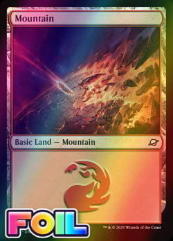 x1 Mountain BASIC LAND FOIL EOE Edge of Eternities MTG 273 M/NM 1x - Image 1
