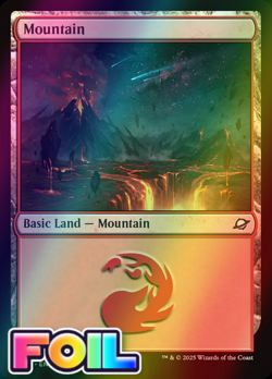 x1 Mountain BASIC LAND FOIL EOE Edge of Eternities MTG 274 M/NM 1x - Image 1