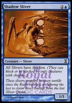 Shadow Sliver 1x FOIL TSP MTG Time Spiral Common MINT blue - Image 1