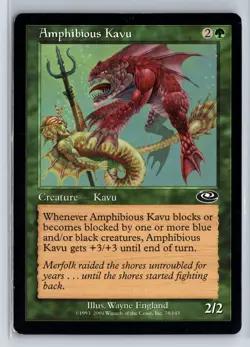 AMPHIBIOUS KAVU - Planeshift - MTG Magic the Gathering Card - Common - Image 1