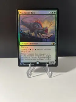 (FOIL) AGONASAUR REX mtg Aetherdrift - Image 1
