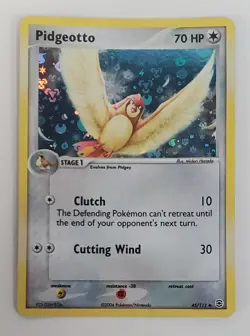 POKEMON PIDGEOTTO 45/112 ex FireRed & LeafGreen REVERSE HOLO LP-NM - Image 1