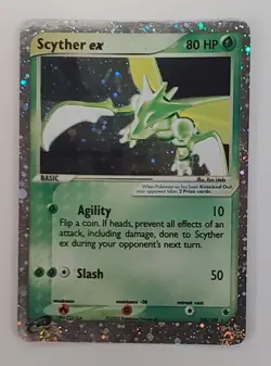 POKEMON SCYTHER ex 102/109 Special HOLO ex RUBY & SAPPHIRE MP - Image 1