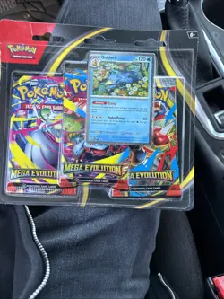 Pokemon TCG Mega Evolutions Three Booster Blister - Image 1