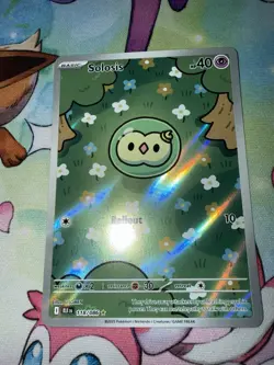 Pokemon TCG Solosis 118/086 English Illustration Rare Black Bolt NM Holo - Image 2