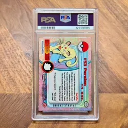 Pokemon Topps Chrome Sparkle Persian PSA 10 GEM MINT - Image 2
