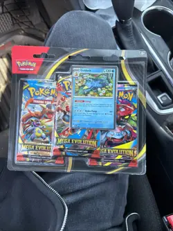 Pokemon TCG Mega Evolutions Three Booster Blister - Image 1