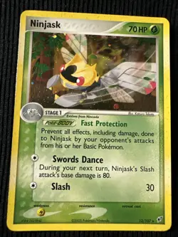 Pokemon Ninjask Holo 13/107 From EX Deoxys CGC - Image 1