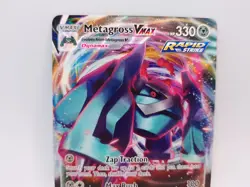 Metagross Vmax 113/198 Holo Ultra Rare 2021 Pokemon Chilling Reign NM Fresh Pull - Image 2