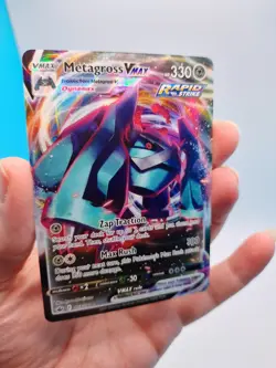 Metagross Vmax 113/198 Holo Ultra Rare 2021 Pokemon Chilling Reign NM Fresh Pull - Image 5