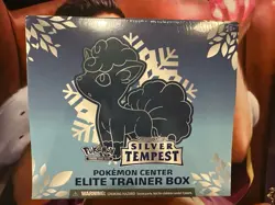 SWSH Silver Tempest POKEMON CENTER ETB Elite Trainer Box SEALED (10 Packs) - Image 1