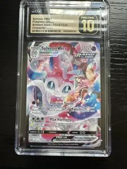 POKEMON 2022 Sylveon VMAX Brilliant Stars TG15/TG30 CGC Pristine 10 - Image 3