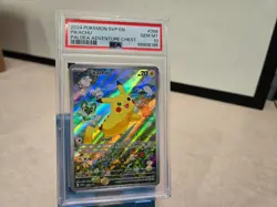 2024 POKEMON SVP EN PIKACHU #088 PALDEA ADVENTURE CHEST PROMO PSA 10 - Image 1
