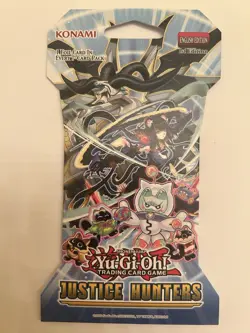 YuGiOh - Justice Hunters Sleeved Booster Pack Sealed - Image 1