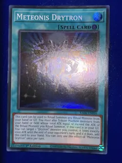 Yugioh! Meteonis Drytron - RA04-EN096 - Super Rare - 1st Edition Near Mint - Image 1