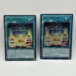 Yugioh Soul Crossing EG01-EN002 Ultra Rare 1st Ed NM x2 Holos - Image 1