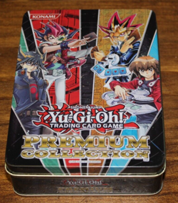 Yugioh Premium Collection Empty Card Collectible Tin - Image 1
