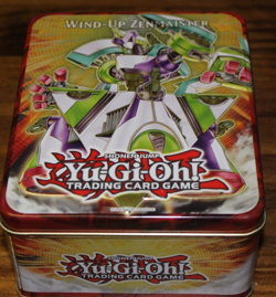 Yugioh 2011 Wind-Up Zenmaister Empty Card Collectible Tin - Image 1