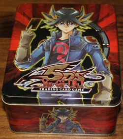 Yugioh 5DS 2008 Empty Card Collectible Tin - Image 1