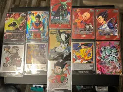 Dragon Ball Super - Fusion World Mixed Set Lot (11 Cards) SLEEVES INCLUDED - Image 1