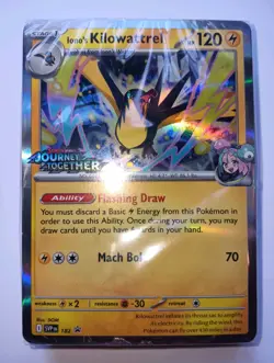 SEALED Pokemon TCG Iono's Kilowattrel Journey Together Prerelease 40-Card Deck - Image 1