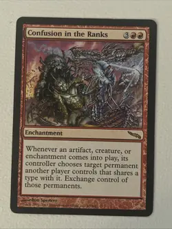 Confusion in the Ranks Mirrodin + Free Bonus Magic The Gathering MtG Cards - Image 1