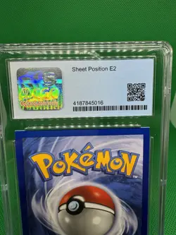 Pokemon 1999 Make Ready Test Print - Cloyster Grass Energy ERROR CARD 1/1 - RARE - Image 4