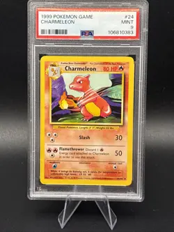 Charmeleon 1999 Pokemon Card PSA 9 Mint #24 - Image 1