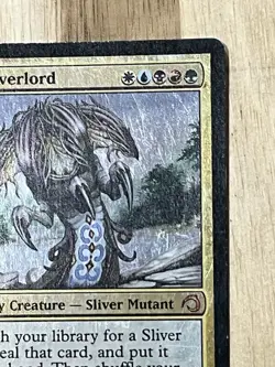 MTG Magic Card Sliver Overlord Foil 24/41 PDS Premium Deck Series Played - Image 3