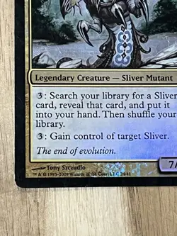 MTG Magic Card Sliver Overlord Foil 24/41 PDS Premium Deck Series Played - Image 5