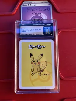 Pikachu Old Maid Pokemon Playing Cards JPN CGC Pristine 10 - Image 1