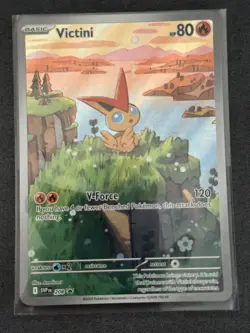 Victini 208 Pokemon Scarlet & Violet Promo Cards Illustration Rare - Image 1