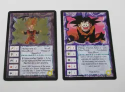 1997 Ani-Mayhem Dragon Ball Super Saiyan Goten Ultra Rare Foil & Regular Cards - Image 1