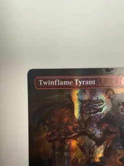 Twinflame Tyrant (Borderless Mana Foil) - Foundations - Image 3