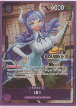 One Piece Card Game - Ulti - 25-26 championship pack promo - P-077 - NM - Eng - Image 1