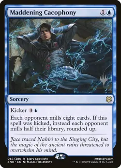 MTG Magic the Gathering Maddening Cacophony (67p/168) Zendikar Rising Promos LP - Image 1