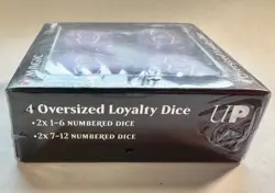 Magic the Gathering 4 Oversize Loyalty Dice Purple Tabletop Game Collector Large - Image 3