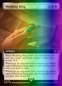 MTG Magic the Gathering Wedding Ring (468/1208) Doctor Who LP FOIL - Image 1