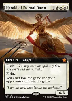 MTG Magic the Gathering Herald of Eternal Dawn (446/789) Foundations LP - Image 1
