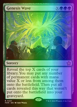 MTG Magic the Gathering Genesis Wave (221/789) Foundations LP FOIL - Image 1