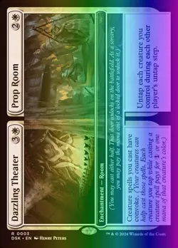 MTG Dazzling Theater (3/499) Duskmourn House of Horror LP FOIL - Image 1