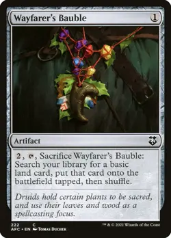 MTG Wayfarer's Bauble (222/359) Adventures in the Forgotten Realms Commander LP - Image 1