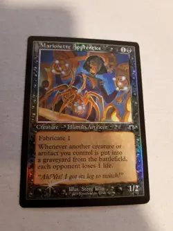 1x Mtg Modern Horizons 3 Marionette Apprentice Retro Foil NM Magic The Gathering - Image 1