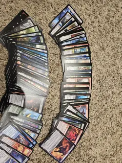 Magic The Gathering: Final Fantasy Bulk Lot Bordless, Holo Foil, Rares, Lands - Image 2