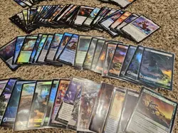 Magic The Gathering: Final Fantasy Bulk Lot Bordless, Holo Foil, Rares, Lands - Image 4