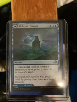 Magic The Gathering Sink into Stupor/Soporific Springs 0241 - Image 1